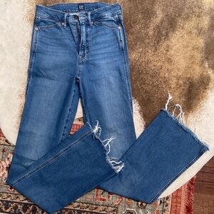 Gap Raw Edge Flare Jeans (TALL)